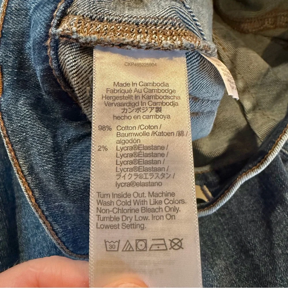 Madewell Mid Rise Kick Out Jeans Elkton Wash 25 Medium Wash Stretch Denim NO636 - Picture 6 of 10